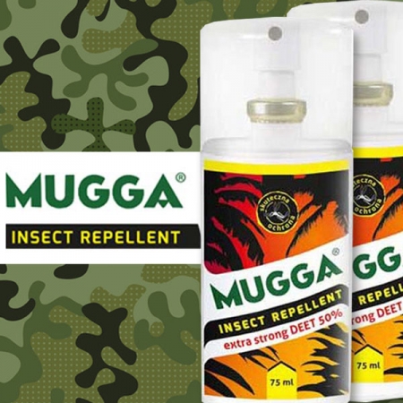 Mugga - wojskowy środek na kleszcze i komary