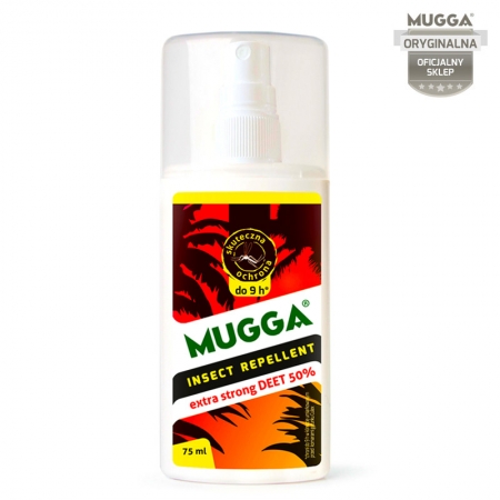 Mugga 50% Deet Strong Spray w Tropiki