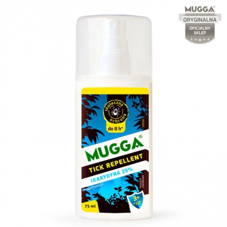 Środek Mugga Spray 25% IKARYDYNA na Kleszcze Komary
