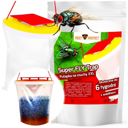 Pułapka worek na muchy z wabikiem Super FLY Trap PEST PROTECT