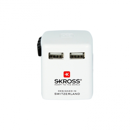 Uniwersalna Ładowarka Podróżna USB 2.4A SKROSS 